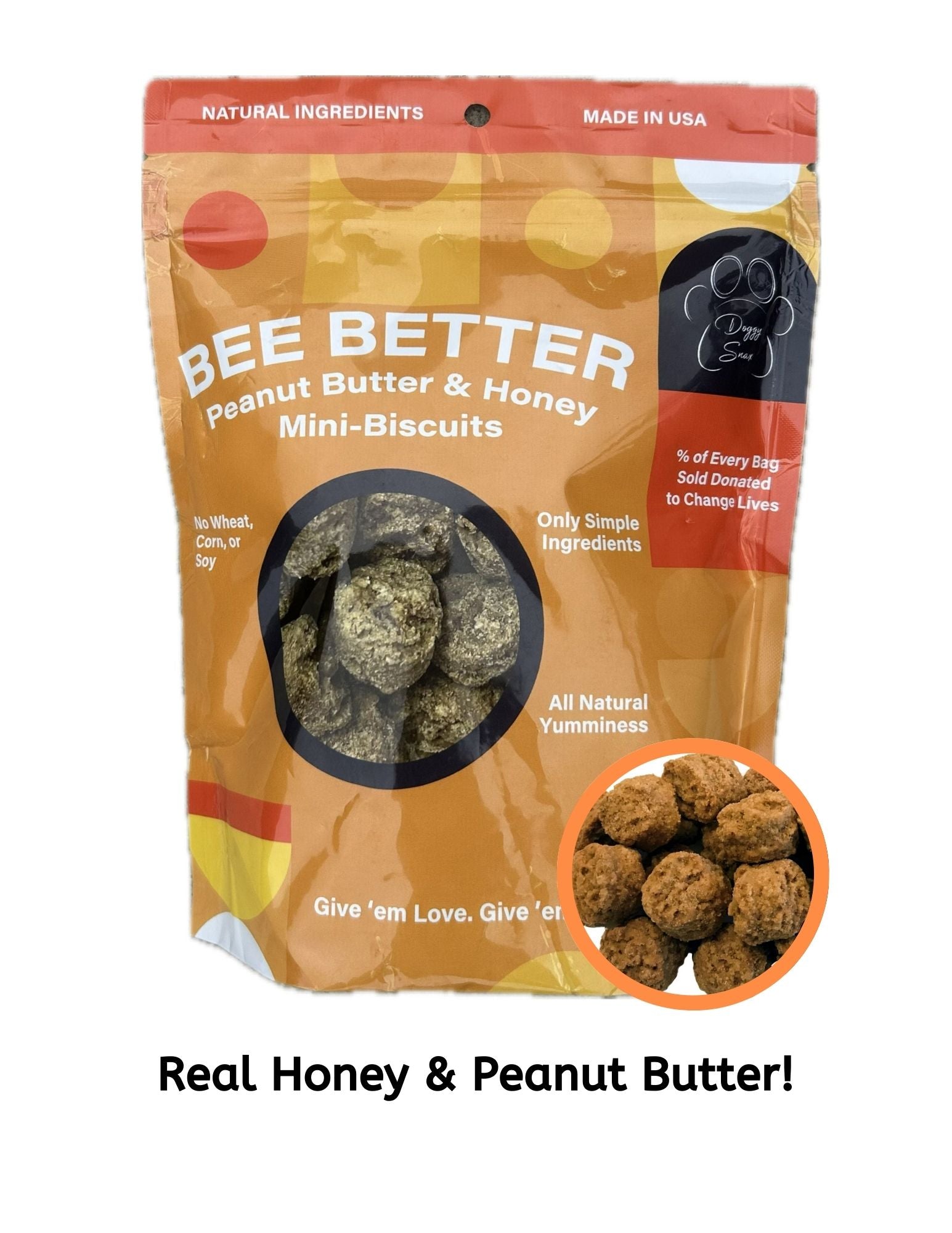 Bee Better Peanut Butter & Honey Biscuits