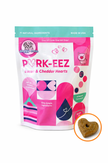 Pork-Eez Bacon & Cheddar Hearts